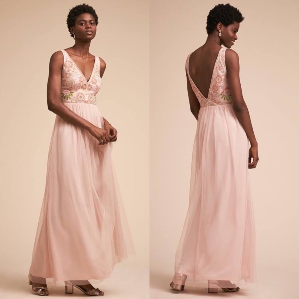 BHLDN Hibiscus Dress new